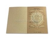 Аттестат СССР (РСФСР) до 1993 года